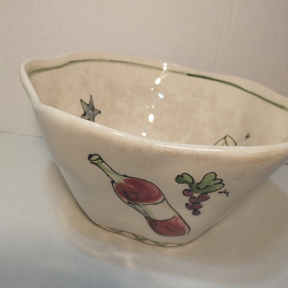 Julia Junkin PAPA Serving Bowl-CERTIFIED INTERNATIONAL  10" ROUND - Picture 6 of 15